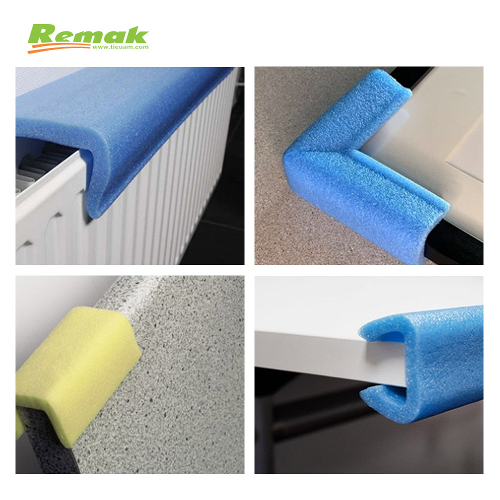 Thanh nẹp góc Remak® PE foam độ đàn hồi và độ bền cao, bảo vệ hàng hóa tốt hơn