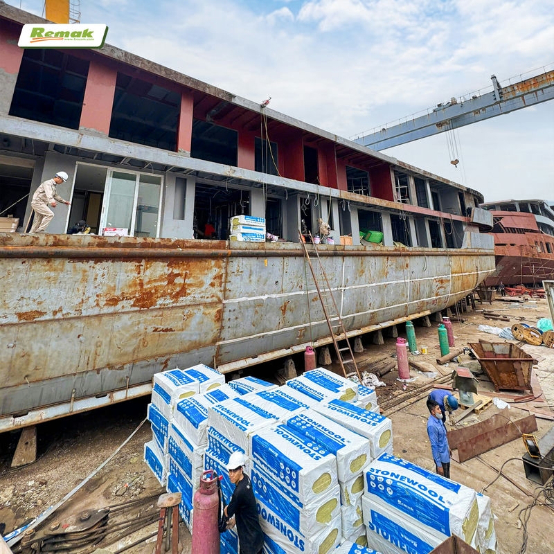 Bông cách âm cách nhiệt Stonewool đa dạng kích thước và tỷ trọng, độ dày