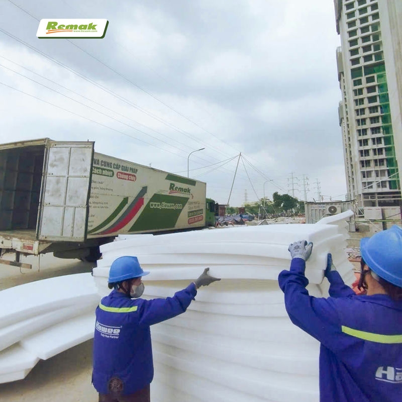 Xốp chèn khe co giãn PE foam Remak đa dạng độ dày, kích thước, đáp ứng mọi nhu cầu và hạng mục xây dựng khác nhau

