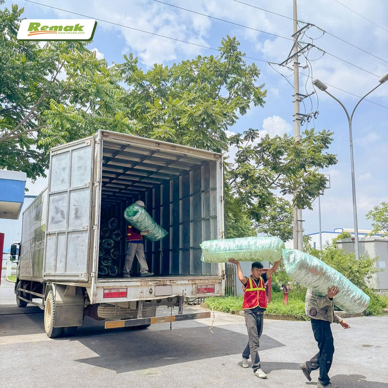 Ống gió bảo ôn bông thuỷ tinh ngăn cháy lan, tăng tính an toàn cho công trình